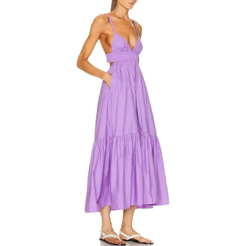 A.L.C. Slip Dresses Women's Purple-2
