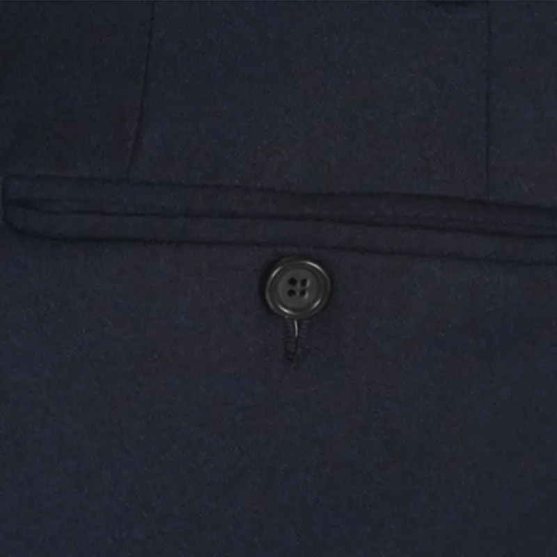 Canali Casual Pants Men Blue-2