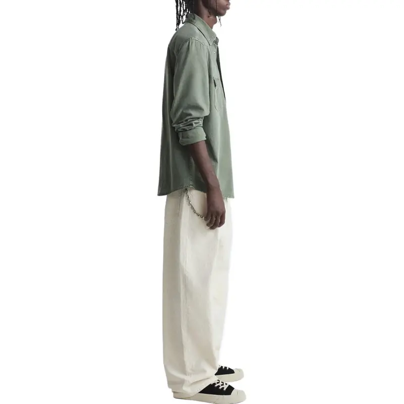 ZARA Shirts Men Khaki-3