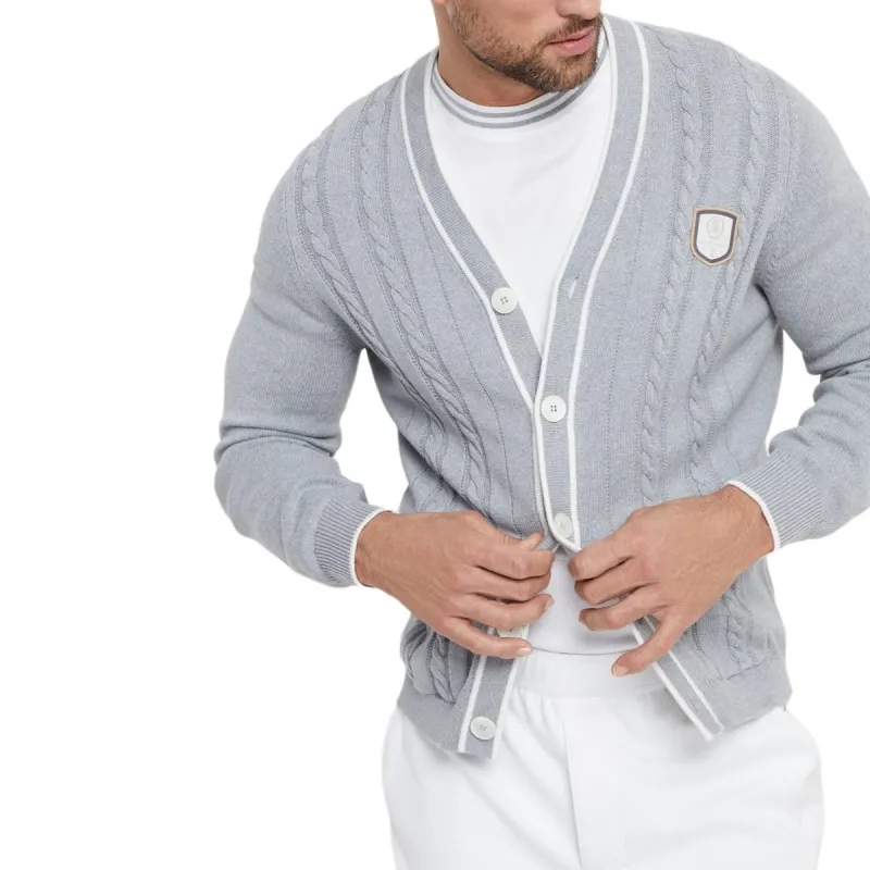 Brunello Cucinelli Logo Patch Knitted Cardigan-4