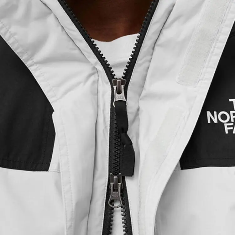 THE NORTH FACE Waterproof And Windproof Windbreaker Jacket Men's Limestone White-4