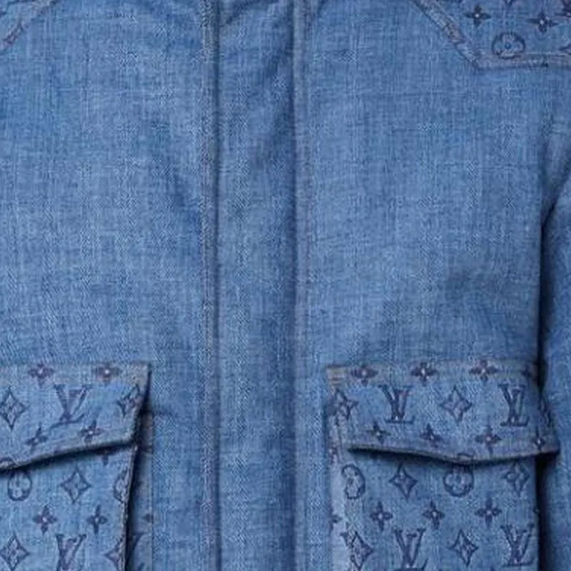 LOUIS VUITTON Jackets & Coats Men's Blue-2