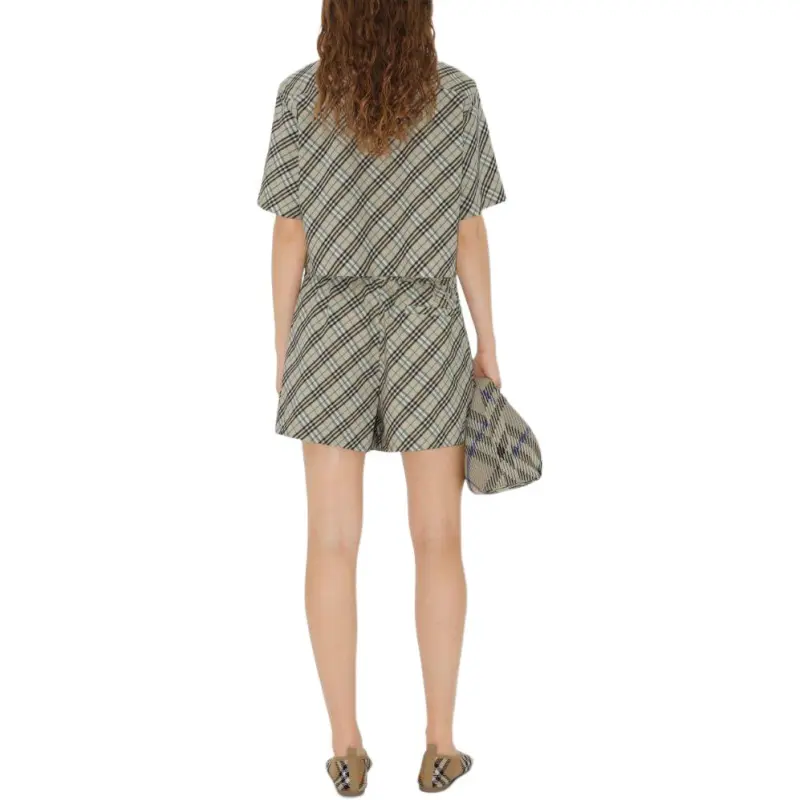 Burberry Vintage Checked Drawstring Shorts-2