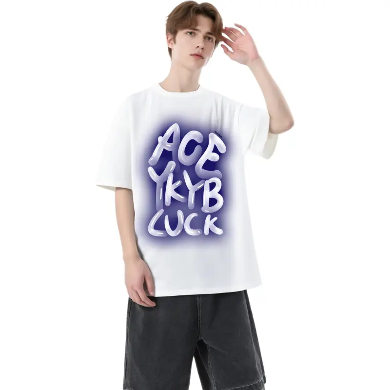 YK&YB T Shirts Unisex White-1