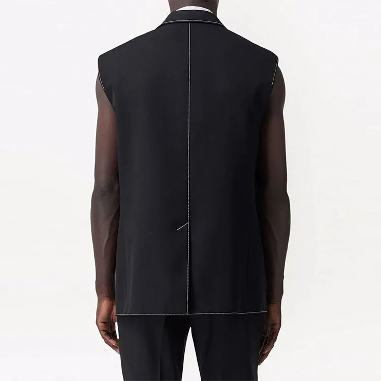 Burberry Vests Men Black-3