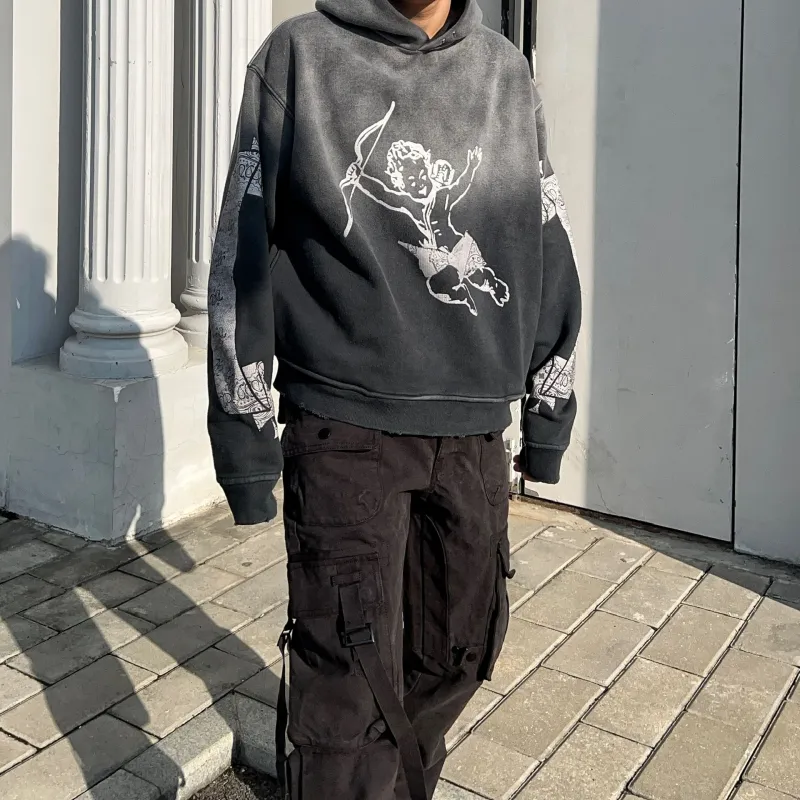 Askyurself Sweatshirt Unisex Sun-Washed Black-4