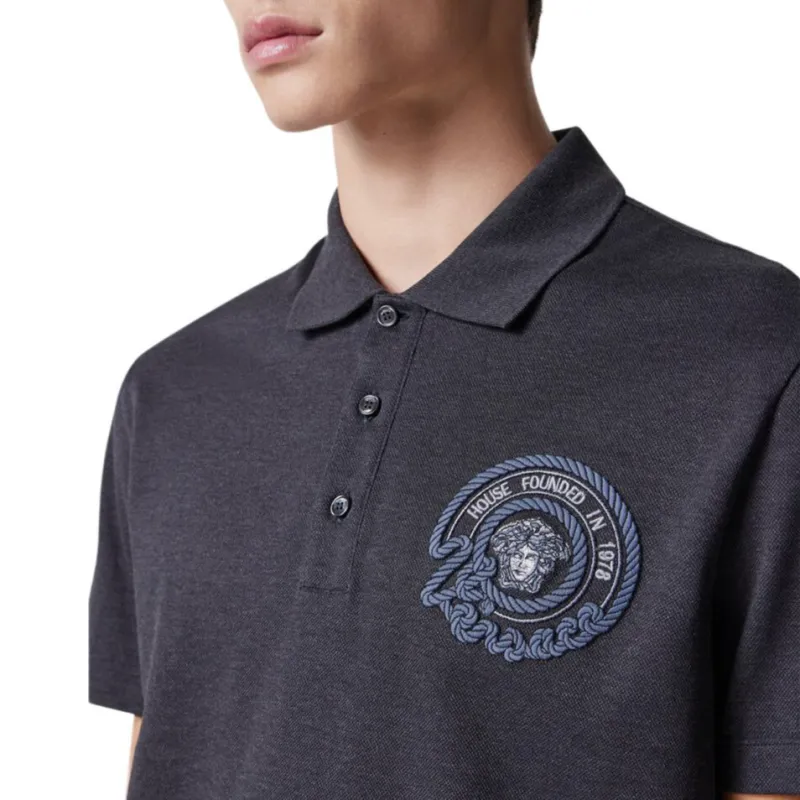 VERSACE Short Sleeved Polo Shirt-4