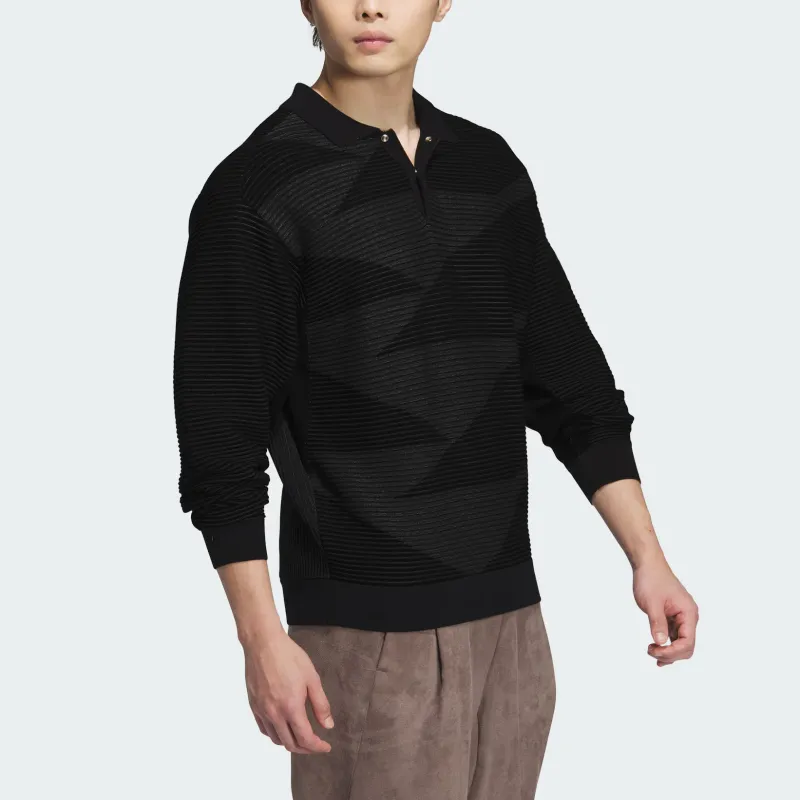 Adidas Wuji Series FW24 SWEATSHIRT Polo Shirt Men's Black-2