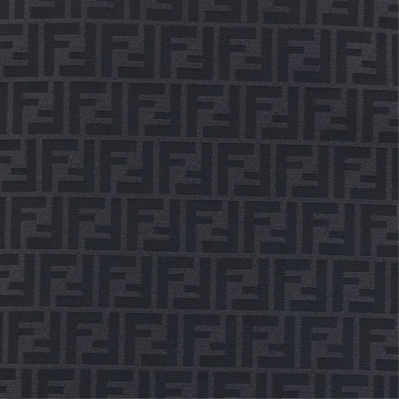 FENDI FF logo Print Silk Shirt-6