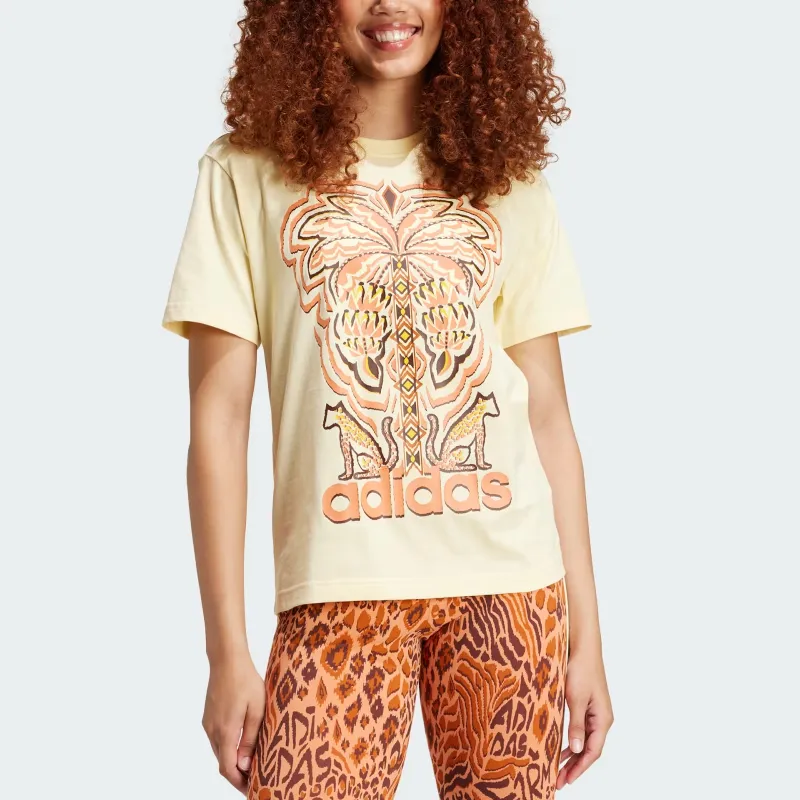 Adidas Free Shipping With AdiClub Adidas X Farm Rio Graphic Tee-1