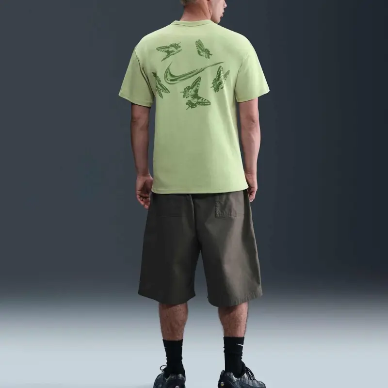 Nike Clothing T Shirts Men Olive Green-3