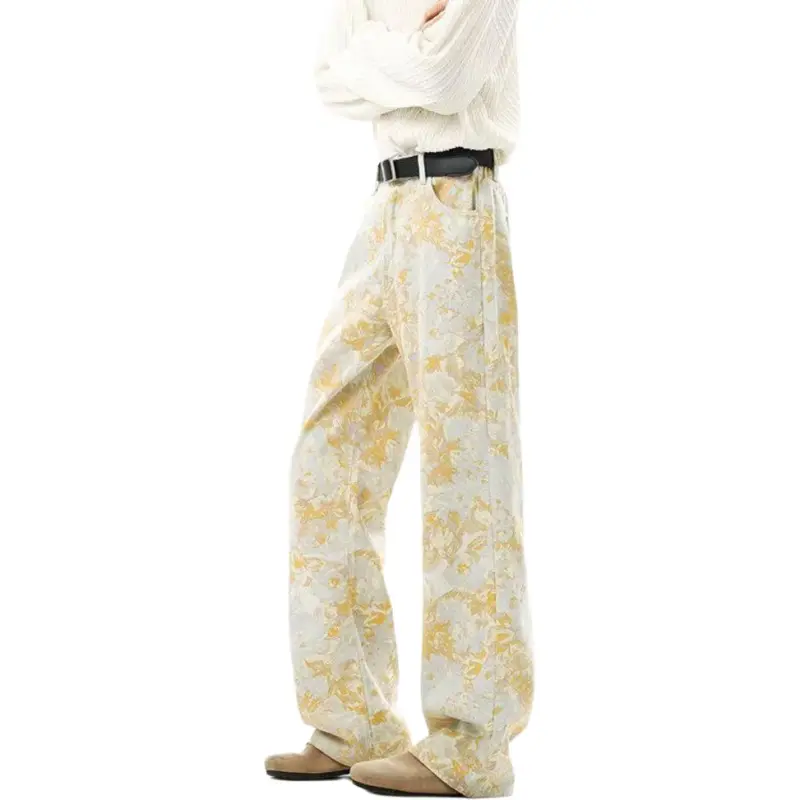Concubine Zhu Jeans Unisex Yellow-3