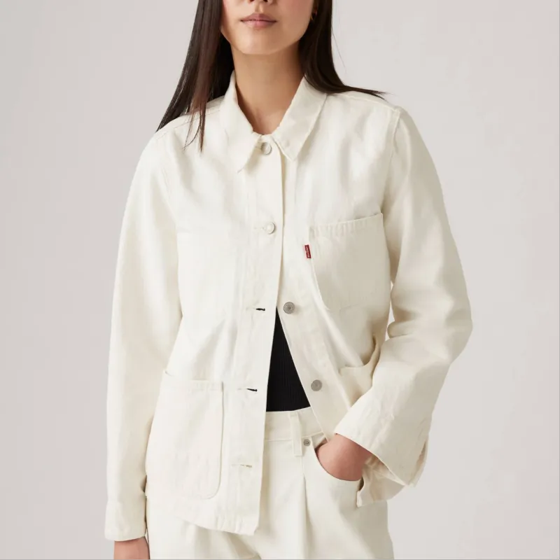 Levi’s Jackets Coats Women's White-3