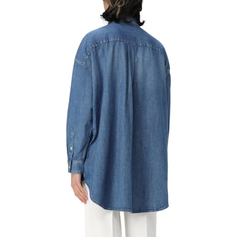 Polo Ralph Lauren Oversize Long Denim Shirt-1