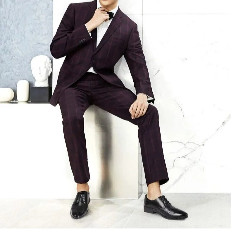 AOKANG Cut-Out Men's Shoes Dress Shoes Men's Black Brown-2