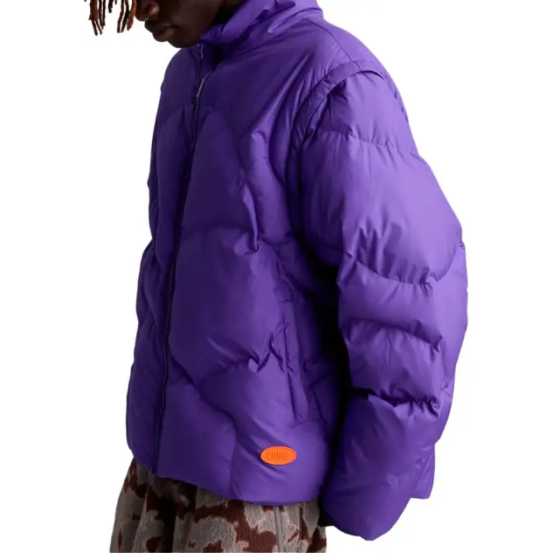 PUMA X P.A.M. Co branded Version Puffer Jackets Unisex Purple-4
