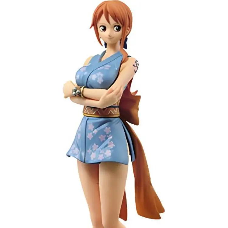 BANPRESTO Nami Eyeglass Factory Dxf One Piece Waiohō Kingdom Great Journey Lady Bonus Gift 16cm Scale Figures-3