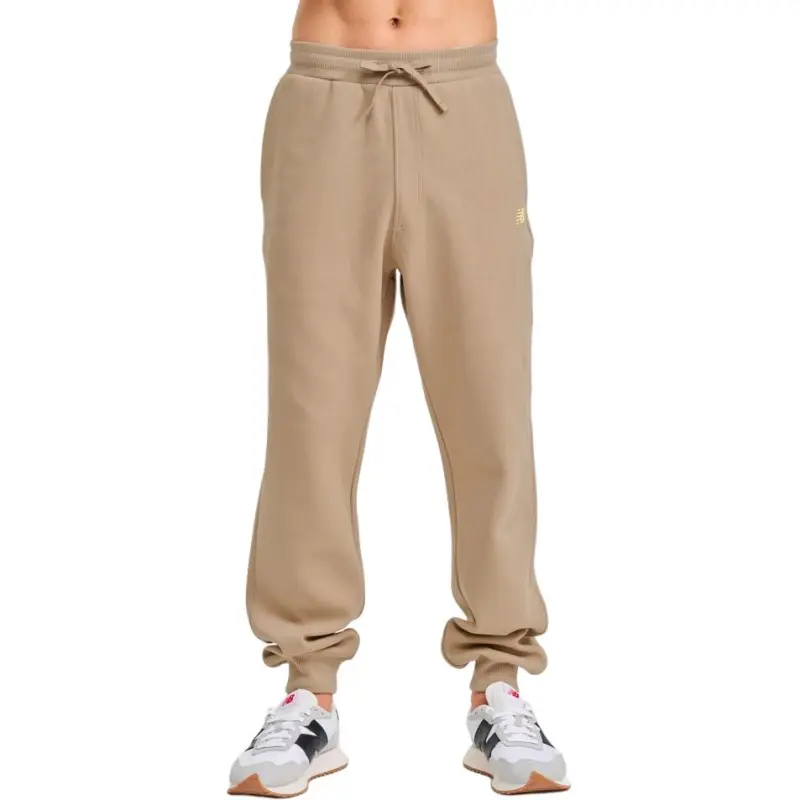 New Balance SS24 Knitted Sports Pants Unisex Camel Color-2