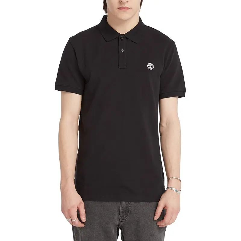 Timberland Polo Shirt Men's Black-1