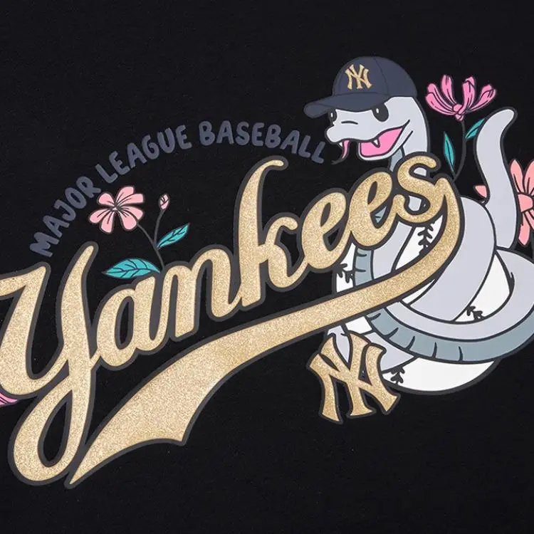 MLB New York Yankees Sweatshirt Unisex Black-3