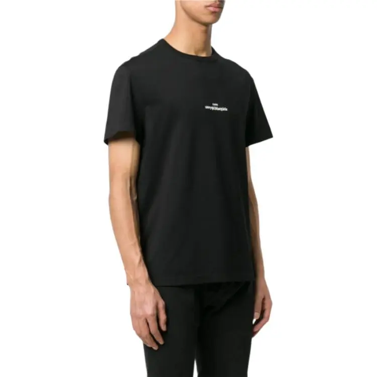 Maison Margiela Logo Printed Crewneck T Shirt-4