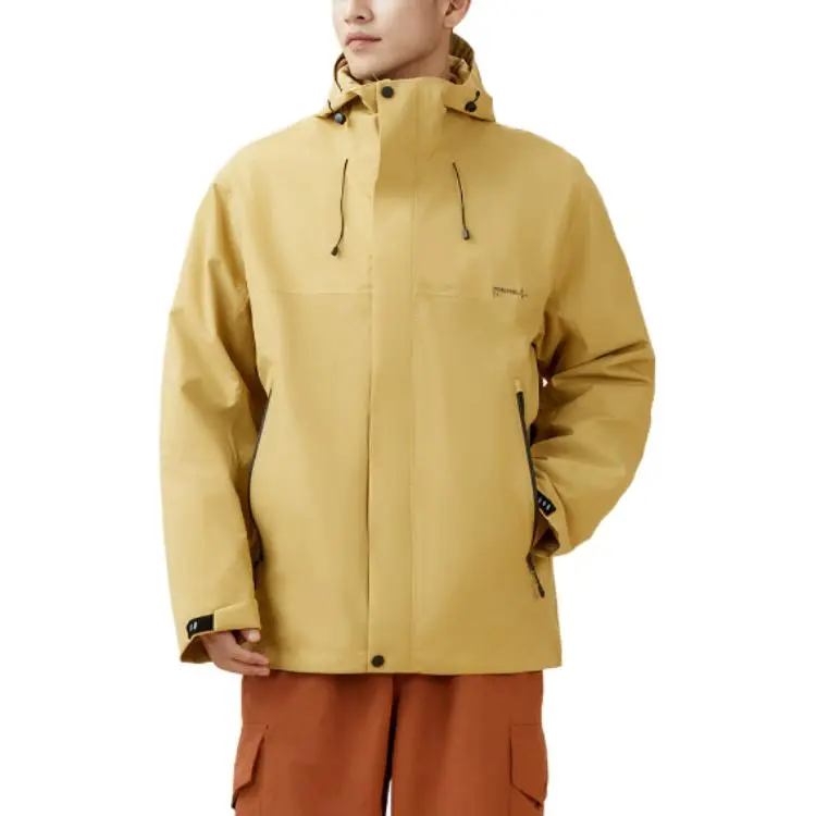 361° Keep Warm From The Wind Windbreaker Jacket Men's Soft Yellow-1