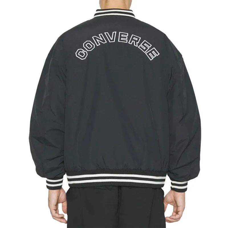 Converse Baseball Jacket Men's Black-3