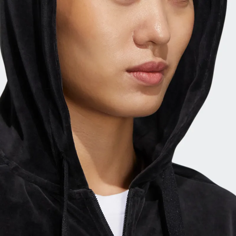 Adidas Velvet feel Coat Women's Black-5