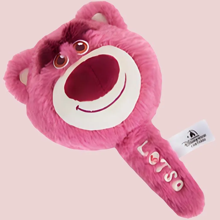Disney Lotso Home Collection Faux Fur Mirror Red Dolls Plush Doll 19cm Height-2