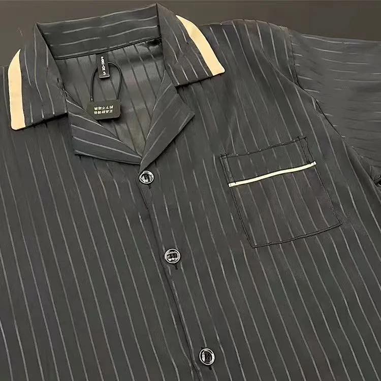 WANANNI Pajama Set Men's Dark Gray-5