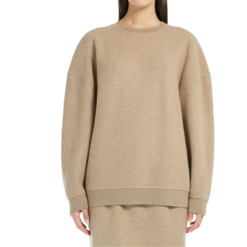 MaxMara Elvira Crewneck Straight Hem Jumper-4