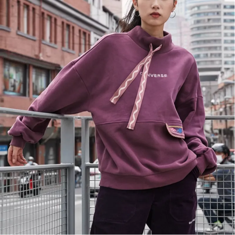 Converse Sweatshirt Women's Purple-2