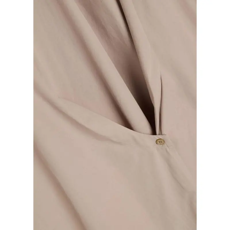 Lemaire Straight Collar Twisted Dress 'Violet Ice'-2