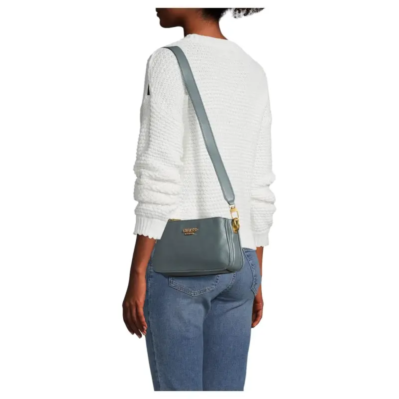 GUESS Polyurethane Shoulder Bag Crossbody Bag Women's Green-4