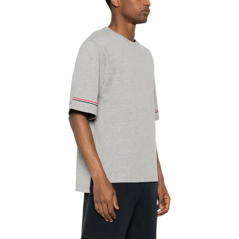 THOM BROWNE Milan Striped Crewneck T Shirt-5