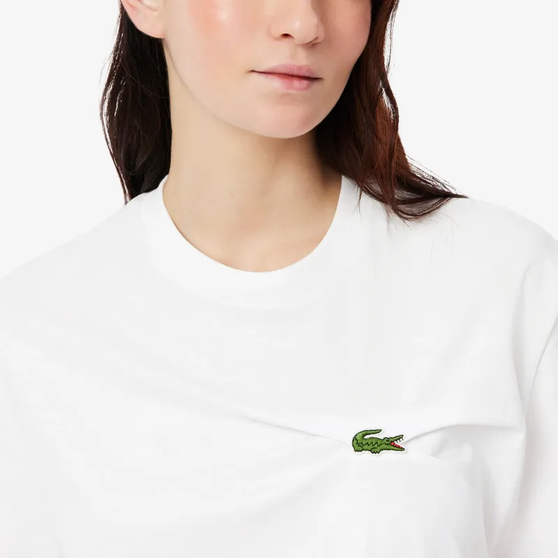 LACOSTE T Shirts Women's White-4