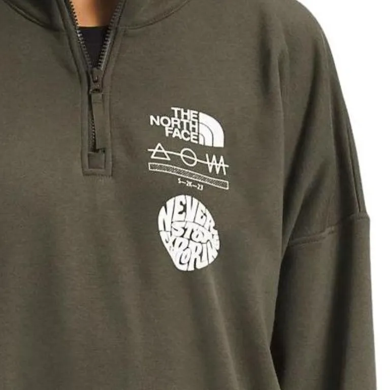 THE NORTH FACE Sweatshirts Women's Dark Green-3