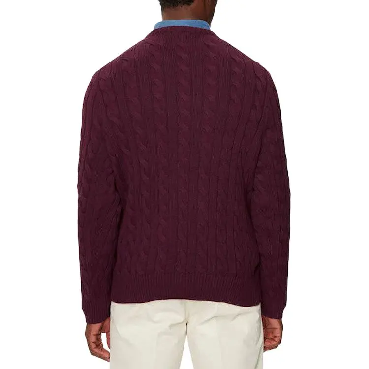 Polo Ralph Lauren Logo Embroidered Cable Knit Jumper-1