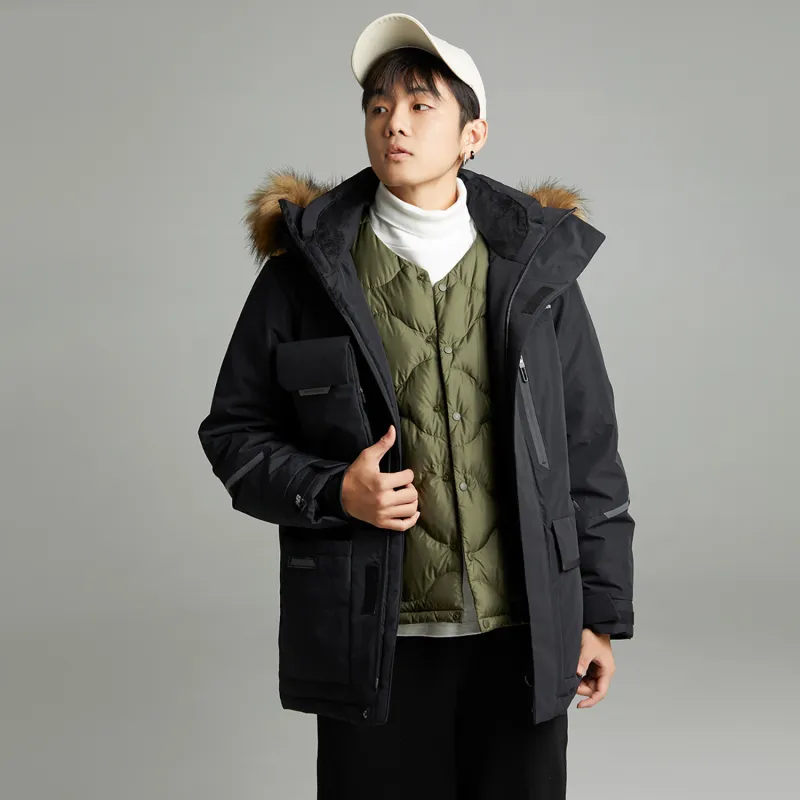 New Balance Down Jacket Unisex Black-6