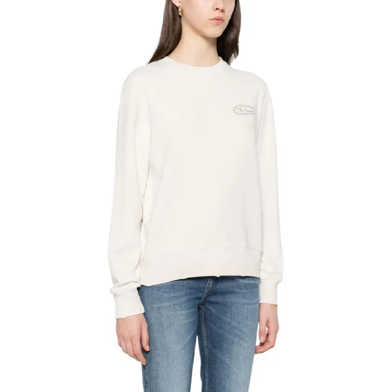 Golden Goose Script Detailed Crewneck Sweatshirt-2