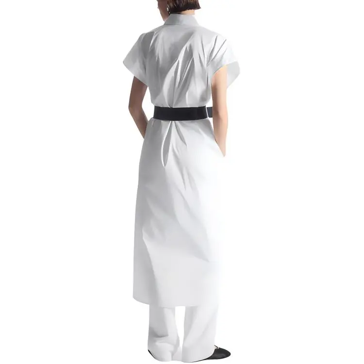 COS Short Sleeved Dress Women's White-1