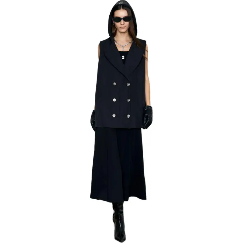YJ1NGZYZJ Cloaks Women's Black-2
