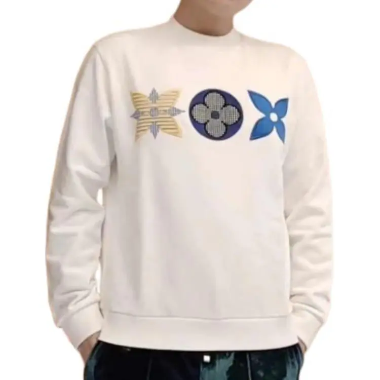 LOUIS VUITTON Sweatshirt Men's White-3