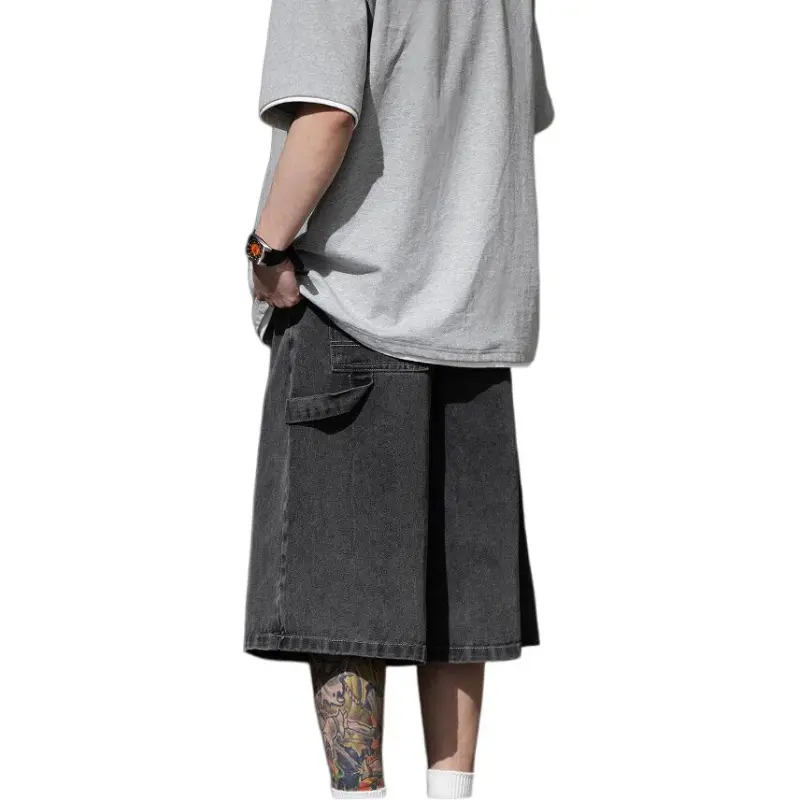 BELLKENIDEA Denim Shorts Unisex-4