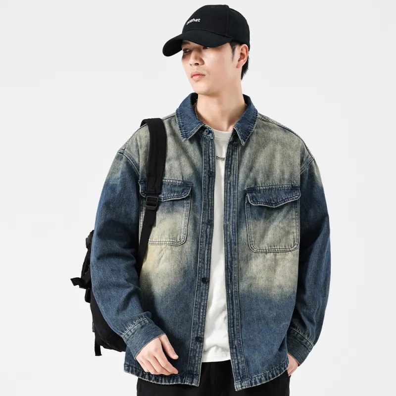 VALKOMM Denim Jacket Unisex Peacock Blue-4
