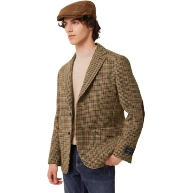 HAZZYS Business Suit Men's Brown-1