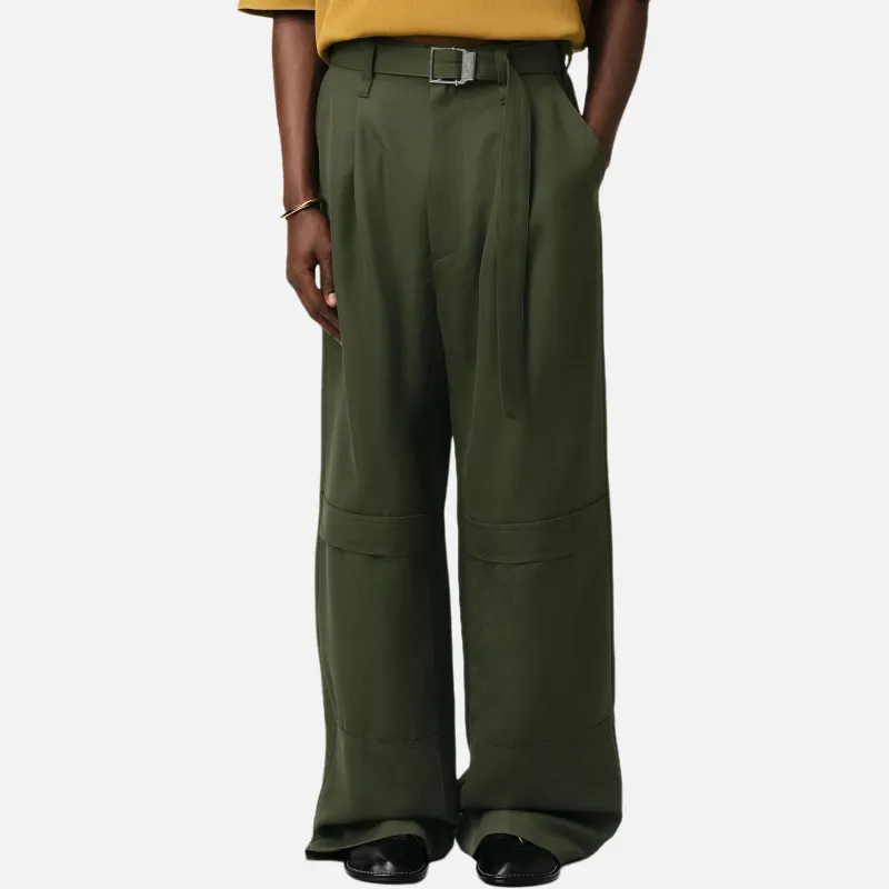 Ami Belted Loose Fit Trousers-4