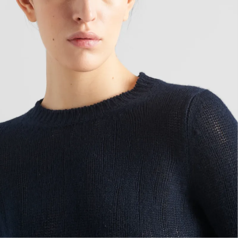 PRADA Crewneck Knitted Jumper-4