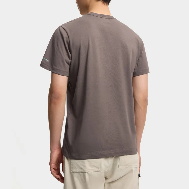 Columbia Transit T Shirt Men's Coffee-4