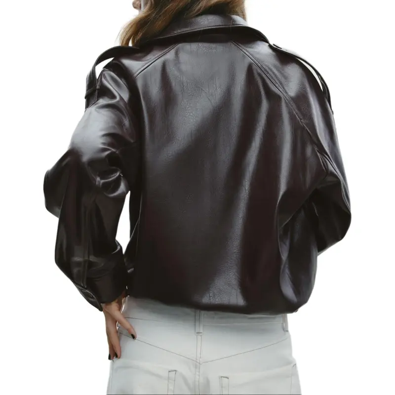 ZARA Jackets & Coats Women's Chocolate-4